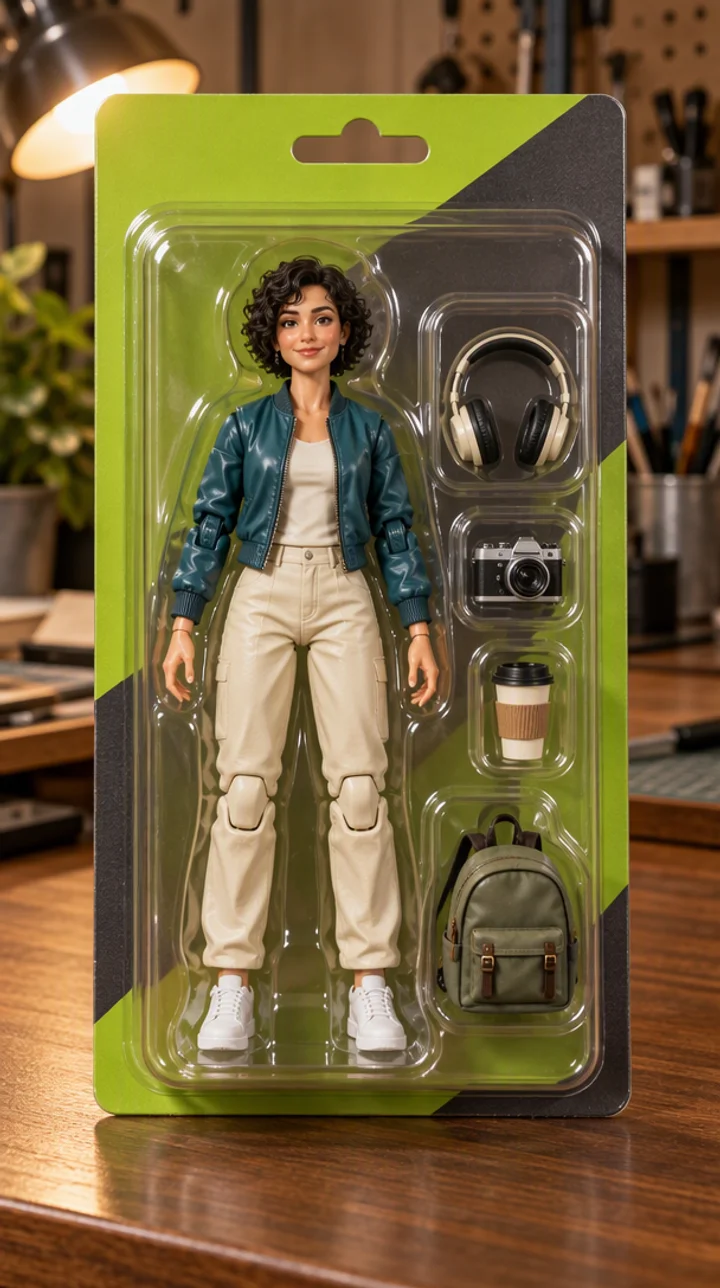 AI Action Figure AI-generated example